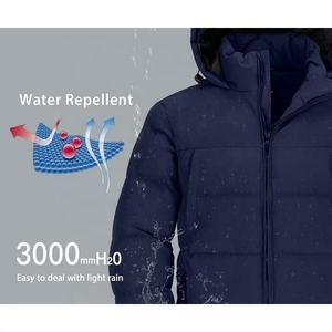 เสื้อแจ็คเก็ตขนเป็ดของผู้ชายเสื้อคลุมผ้าแคนวาสแบบมีคอตั้งสำหรับฤดูหนาวสไตล์สตรีทแบบกำหนดเองล่าสุด2024 - Product Image 5