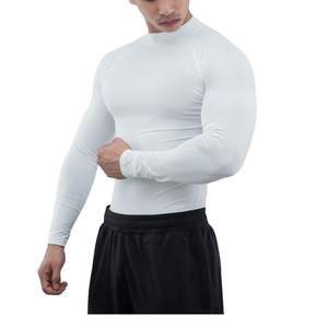 Camiseta de Compresión de Manga Larga para Hombre, Personalizada, al por Mayor, de Secado Rápido, Transpirable, para Gimnasio, Fitness, Running y Deportes - Product Image 1