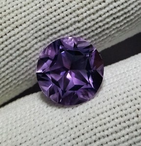 Natural Purple Amethyst Gemstone Round Star Cut High Quality Loose Stone For Jewelry Making Ring Pendant Collection - Product Image 5