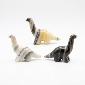Figura de Dinosaurio de Ónix de Alta Calidad, Arte Popular Tallado a Mano, Color Personalizado, Tallado en Piedra, Modelo de Animal Decorativo para Regalo - Product Image 1