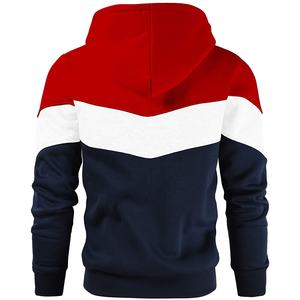 เสื้อฮู้ดแบบสวมหัวผ้าคอตตอน100% สำหรับผู้ชาย,เสื้อวอร์มขนแกะแบบเลือกสีได้ขายส่ง - Product Image 3