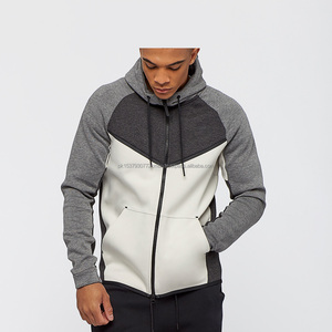 Sweat-shirt d'hiver personnalisé, vente en gros d'usine, pull de haute qualité, personnalisé, 100% coton, sweat-shirt à capuche zippé élégant pour hommes, style athlétique - Product Image 3