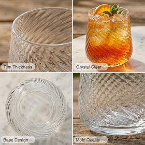 [Holar] Vasos de Plástico Transparentes Reutilizables de Alta Calidad Hechos en Taiwán, Diseño en Espiral de 15 oz, para Fiestas al Aire Libre y Junto a la Piscina - Product Image 4