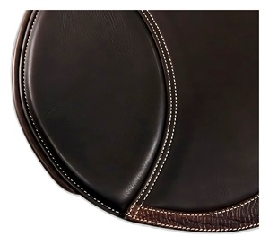 Selle d'équitation anglaise en cuir véritable marron pour dressage et saut d'obstacles, selle de contact étroit personnalisable - Product Image 3