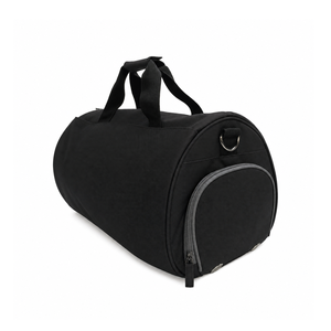 Bolsa Deportiva Negra para Gimnasio y Yoga, Resistente al Agua, Bolsa de Viaje con Correa para el Hombro, Estilo Minimalista, para Todas las Estaciones, Reciclable - Product Image 2