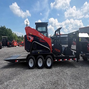 Chargeuse sur chenilles diesel Kubota SVL97-3 avec broyeur forestier pour l'élimination efficace de la végétation et les travaux de terrassement exigeants - Product Image 1