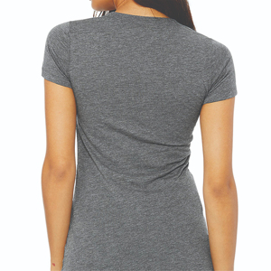 T-shirt à manches courtes en jersey décontracté pour femme, 100% coton peigné et filé en anneau Airlume, 32 Single, 4,2 oz, Asphalt - Product Image 6