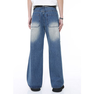 Jean baggy décontracté pour homme – Coupe ample et confortable pour l'automne - Product Image 6