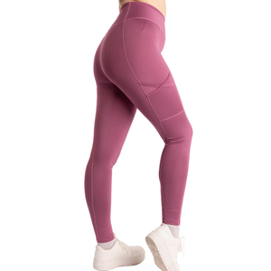 Leggings d'équitation taille haute pour femmes avec poche, pantalons d'équitation et jodhpurs imprimés en silicone pour femmes - Product Image 1