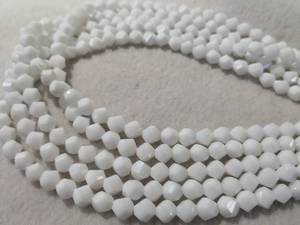 ลูกปัดหยกขาวทรงดาวเจียระไนแบบเต็มเม็ด หยกขาวสำหรับทำสร้อยข้อมือ DIY เครื่องประดับ - Product Image 6