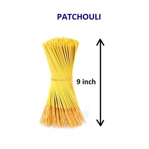Varillas de incienso de pachulí natural, suministro al por mayor a precio líder, caja de embalaje de incienso, incienso indio (amarillo) - Product Image 1