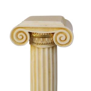 Columna Iónica, Pilar Griego Antiguo, Arquitectura de Piedra de Travertino, Diseño Clásico, Decoración de Jardín, Escultura de Paisaje para Exteriores, Conjunto de Arte - Product Image 4