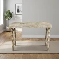Table console scandinave en bois de manguier massif, faite à la main, durable, design minimaliste moderne, meuble de salon avec base sur pieds