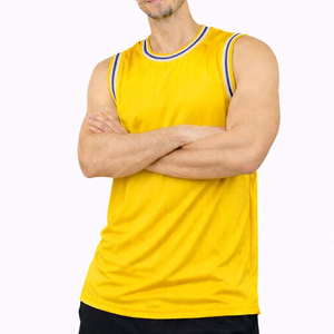เสื้อกล้ามผู้ชายขายดีที่สุด ผ้าฝ้าย 100% ระบายอากาศ แห้งเร็ว สวมใส่สบาย เหมาะสำหรับออกกำลังกาย  รับสั่งทำตามแบบ สไตล์เสื้อกล้ามสำหรับฤดูร้อน - Product Image 6