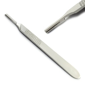MayoMed High-quality reusable surgical scalpel blades made of thickened German stainless steel No. 3 CE ISO Certified - Product Image 2