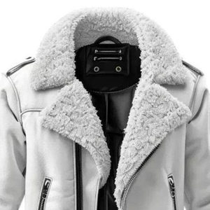 Chaqueta de aviador B3 personalizada para hombre, de piel de oveja auténtica, forro de piel de borrego, cálida, transpirable, estilo motero, para invierno. - Product Image 4