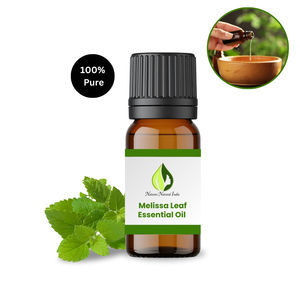 Huile essentielle pure de feuille de Melissa de qualité supérieure, biologique, raffermissante et hydratante, huiles naturelles d'Inde - Product Image 3