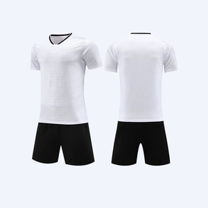 Uniformes de Fútbol Personalizados para Adultos, Camisetas de Fútbol Blancas 100% Poliéster para Hombre con Logotipo Frontal, Servicio OEM, Corte Automatizado - Product Image 2