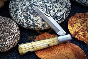 Custom Handmade <b>Bone</b> <b>Handle</b> Folding Pocket <b>Knife</b> – Stainless Steel EDC Slip Joint <b>Knife</b> for Camping, Hunting & Outdoor Use - Product Image 2