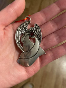 Adorno de Ángel colgante de Navidad-Decoración de árbol celestial hecha a mano - Product Image 2