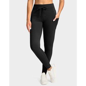 2025 <b>Women's</b> High Waisted Fleece Lined <b>Leggings</b> Pants Thermal Warm <b>Winter</b> Ski Hiking Running Workout Pants Pockets Spring - Product Image 1