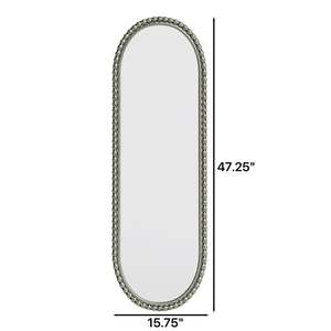 Ferro arte argento Retro decorazione specchio effetto antico appesa a parete per soggiorno camera da letto ingresso - Product Image 3