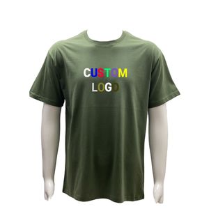 เสื้อยืดผู้ชายคุณภาพพรีเมียมผ้าฝ้ายใหม่ รับทำโลโก้ น้ำหนักเบา ระบายอากาศดี สวมใส่สบาย รับผลิตแบบ OEM ขายส่ง - Product Image 1