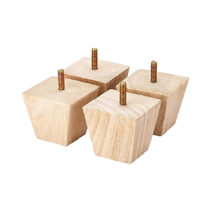 High-End Solid Wood Square <b>Sofa</b> <b>Legs</b> OEM Supplier Custom Wooden Furniture <b>Legs</b> Heavy Duty <b>for</b> <b>Sofa</b> Cabinet Desk Premium Build - Product Image 2