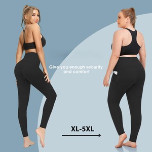 Leggings de Verano para Mujer, Tallas Grandes, Cintura Alta, Elásticos, de Algodón Transpirable, con Logotipo Personalizado, Suaves y Cómodos, Hasta la Rodilla, para Fitness y Yoga - Product Image 3
