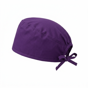 Casual Digital Printing Wholesale Pure Cotton Printed Dust Proof Surgical <b>Scrub</b> <b>Cap</b> Custom Nurse <b>Caps</b> With Button In Low Price - Product Image 5