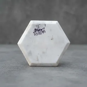 High Quality <b>Marble</b> <b>Coasters</b> Set Modern Eco Friendly Table Protection for Villa Hotel Hospital Office and Home Decoration - Product Image 1