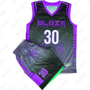 Short de basket-ball d'été Bsci de haute qualité personnalisé OEM respirant unisexe adulte maillot de basket-ball Bsci uniforme de basket-ball d'été - Product Image 3