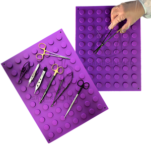 Sterilization Magnetic <b>Mats</b> Drapes 30 cm X 40 cm Magnets <b>Silicone</b> Rubber Flexible Non-Slip Autoclavable Surgical Manual - Product Image 1