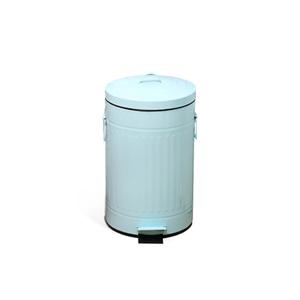 Fine Quality Blue Metal Eco-Friendly Dustbin Soft Close Lid Foot Pedal <b>Removable</b> Inner Bucket Home Kitchen Office Garbage - Product Image 1