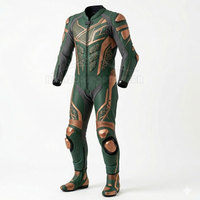 Combinaison de moto professionnelle respirante en cuir pour homme, manches longues, design personnalisé, logo, haute qualité, OEM, adultes, toutes saisons