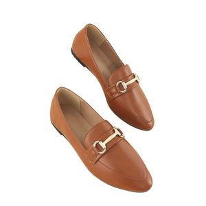 Zapatos Modernos para Mujer, de Cuero Premium, Punta Redonda, Estilo Derby, Venta al Por Mayor, Fabricante, MOQ 100 - Product Image 5