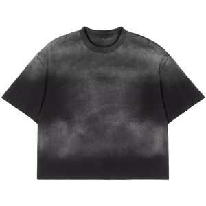 T-shirt en coton tricoté 100% délavé au soleil pour homme, coupe ample, imprimé, vente en gros, prix très raisonnable - Product Image 1