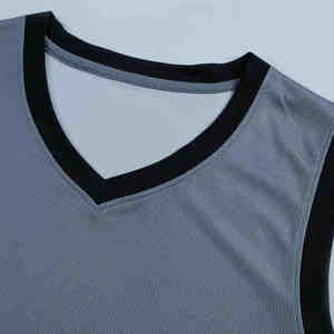 Ensemble de tenues de basketball personnalisées avec logo, dernière conception, respirant, pour la vente en gros - Product Image 3