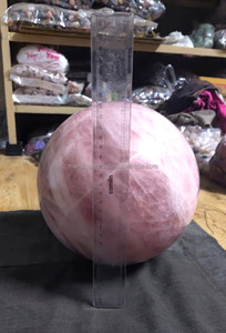Esfera de piedra Natural de cuarzo rosa de calidad superior grande 18,20 kg decoración de piedras preciosas enormes para meditación curación puesta a tierra - Product Image 2