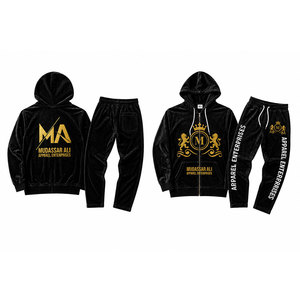 ชุดวอร์มมีฮู้ด Mudassar Ali Apparel Enterprises ผลิตจากโพลีเอสเตอร์ 100% หนัก 350 กรัมต่อตารางเมตร ซิปยาวเต็มตัว กระเป๋าหน้า - Product Image 6