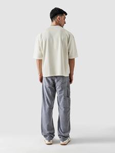 Camiseta de Gran Tamaño para Hombre, 100% Algodón, de Alta Calidad, Personalizada, Estilo Cuadrado, 300 g/m², Lisa, Gruesa y Corta - Product Image 2