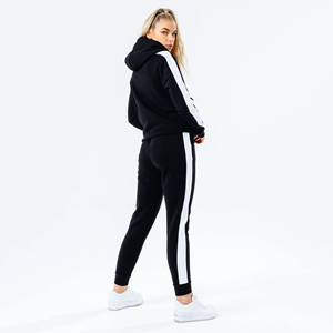 Vêtements de sport d'hiver de haute qualité pour femmes, taille plus, séchage rapide, imprimé, survêtement à capuche respirant, mode, 100% coton - Product Image 2