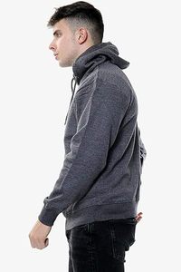 Sweat-shirt à capuche en polaire gris pour homme Trex Export, pull décontracté, couleur unie, poche avant, coupe classique, vêtement d'automne - Product Image 2