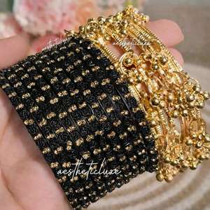 Low MOQ Churi <b>Bangles</b> Sets Women Trendy Elegant Style <b>Indian</b> Handcrafted Silver Plated High-grade Geometric Design Customizable - Product Image 2