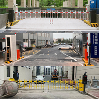 Barrière de stationnement automatique articulée HCW avec contrôle d'accès par péage, lecteur RFID longue portée, en acier laminé à froid