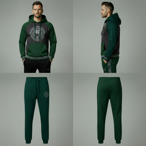 Mens Workout Set Hoodie And <b>Jogger</b> Pants Tracksuit Lightweight Breathable Gym Fitness Training Outfit - Product Image 4