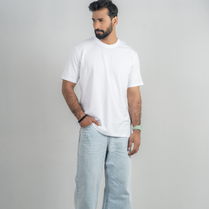 T-shirt noir à manches courtes et col rond pour homme, coupe classique, décontracté, en jersey 100 % coton, couleur unie, style tricoté, fabriqué au Bangladesh - Product Image 4