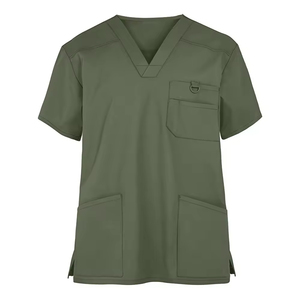 Conjuntos de Uniformes de Enfermería para Clínica Dental, Uniformes Médicos de Manga Corta para Mujeres y Hombres, Uniformes Quirúrgicos de Hospital, Tela de Lona de Secado Rápido - Product Image 6