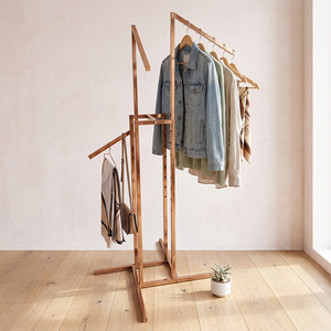 Porte-vêtements pliable portable haut de gamme Bros Display, support métallique robuste pour vêtements, présentoir de vente au détail, OEM ODM Vietnam - Product Image 3