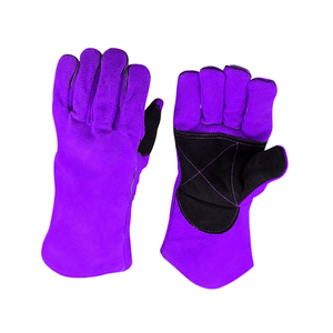 Guantes de Trabajo de Cuero Vacuno de Primera Calidad con Forro de Kevlar, Resistentes al Fuego y al Calor, Personalizables, para Soldadura - Product Image 1